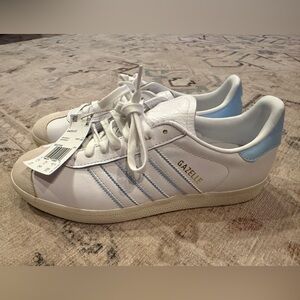 Adidas Gazelle Argentina White/Blue Size 8 EU 41 1/3